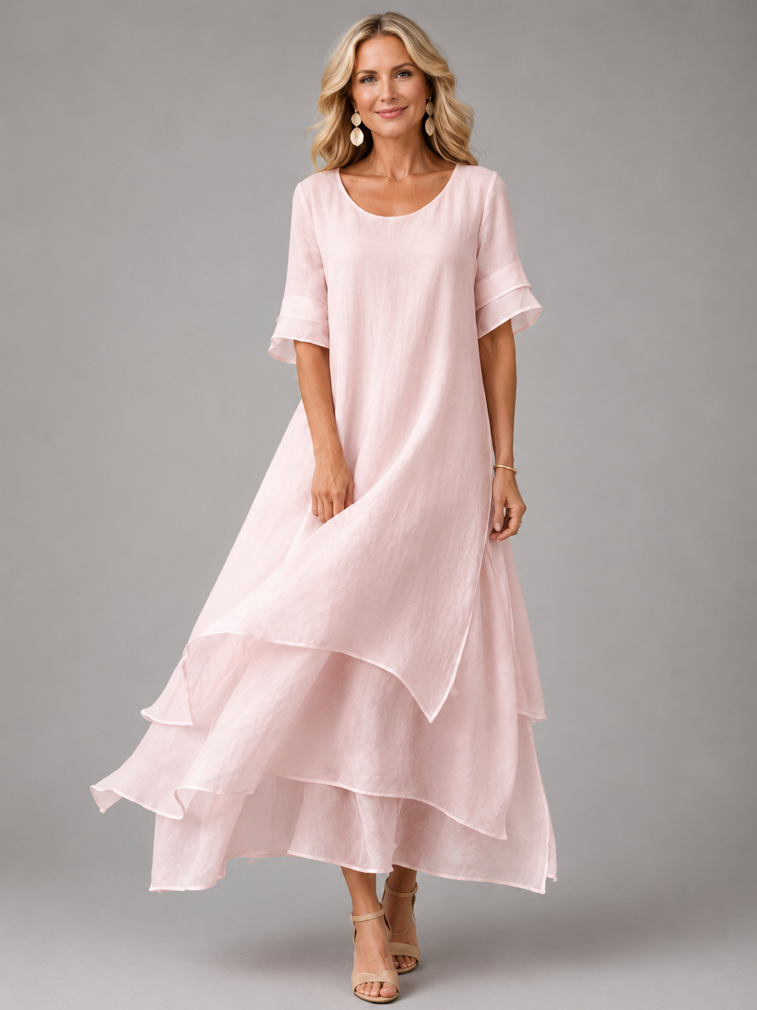 Eliza™ | Elegant Layered Maxi Dress