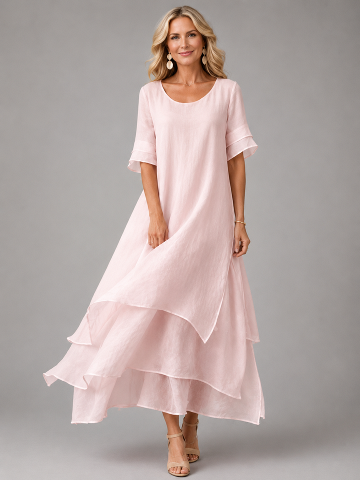 Eliza™ | Elegant Layered Maxi Dress
