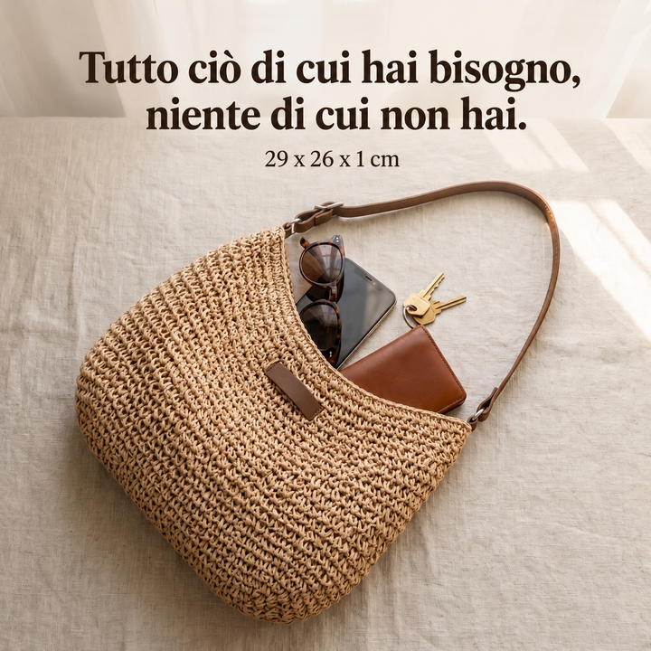 Rosie™ | Elegant Woven Shoulder Bag