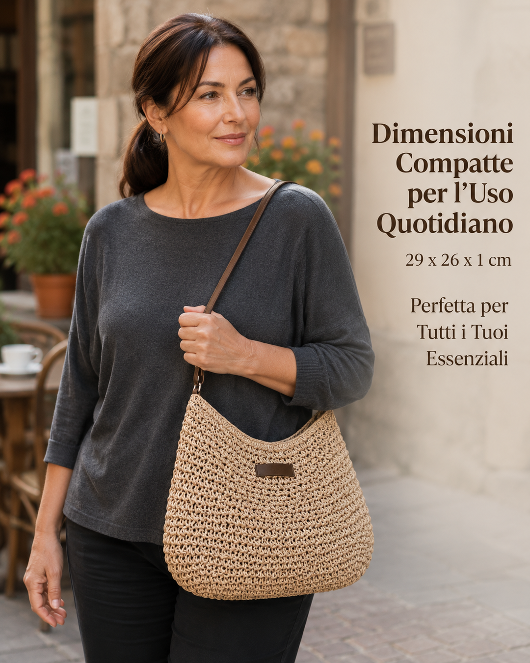 Rosie™ | Elegant Woven Shoulder Bag