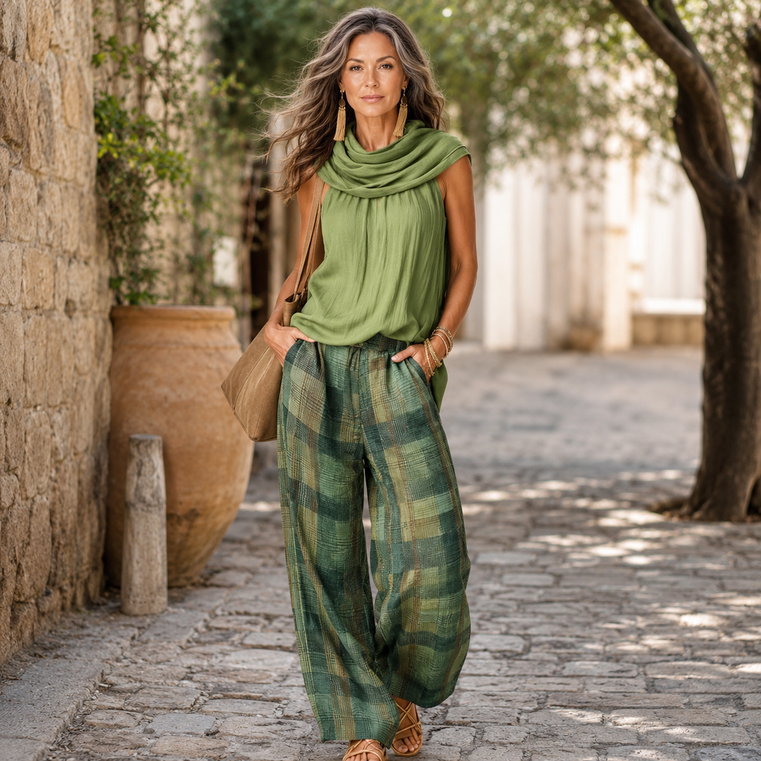 Elodie™ | Linen Blend Two-Piece Set