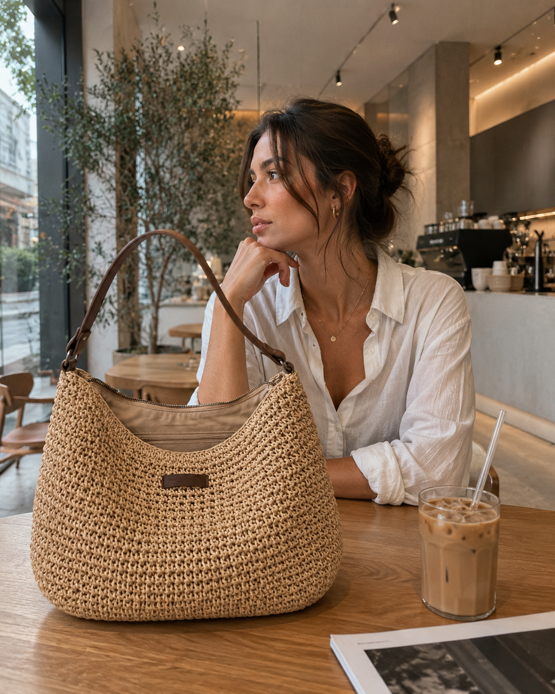 Rosie™ | Elegant Woven Shoulder Bag