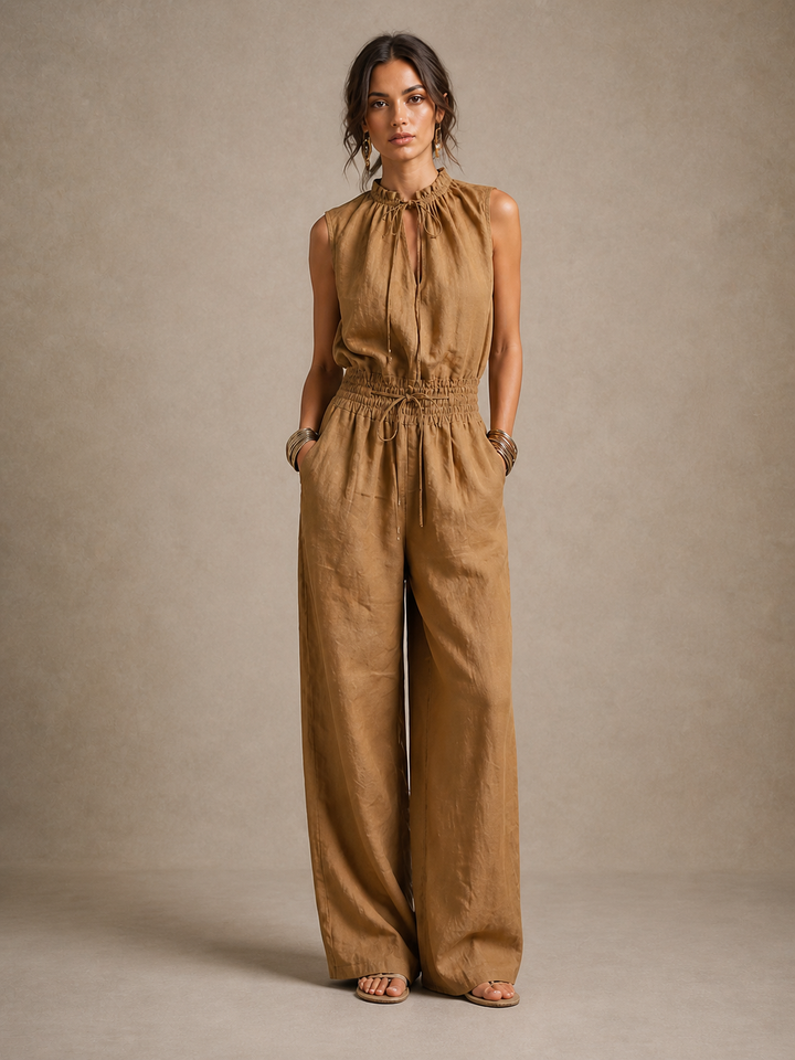 Eloise™ | Elegant Wide-Leg Jumpsuit