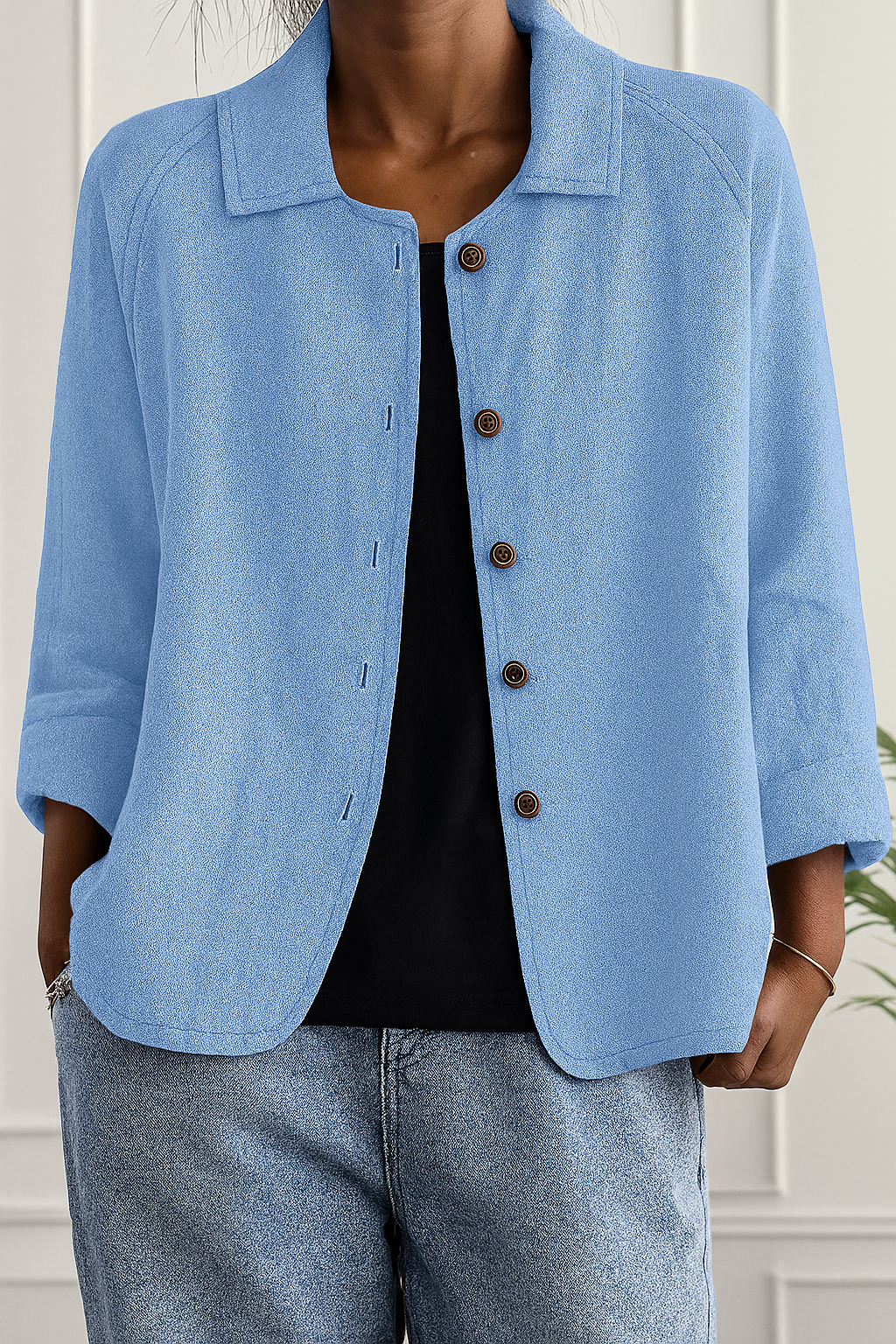 Louisa™ | Lightweight Button-Up Jacket