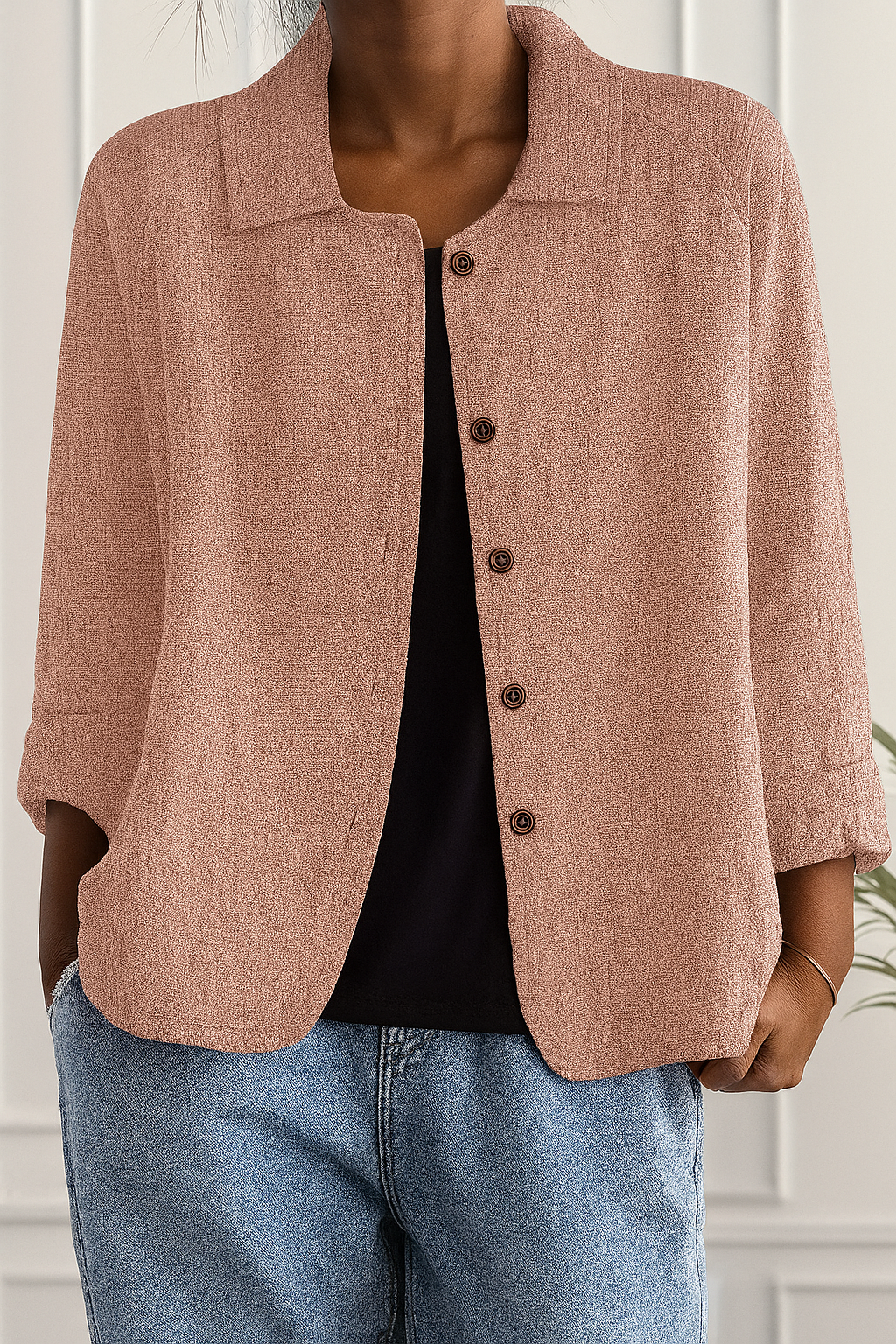 Louisa™ | Lightweight Button-Up Jacket