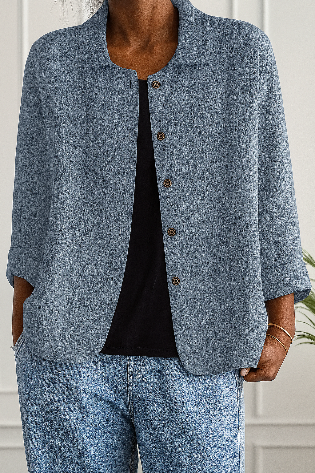 Louisa™ | Lightweight Button-Up Jacket