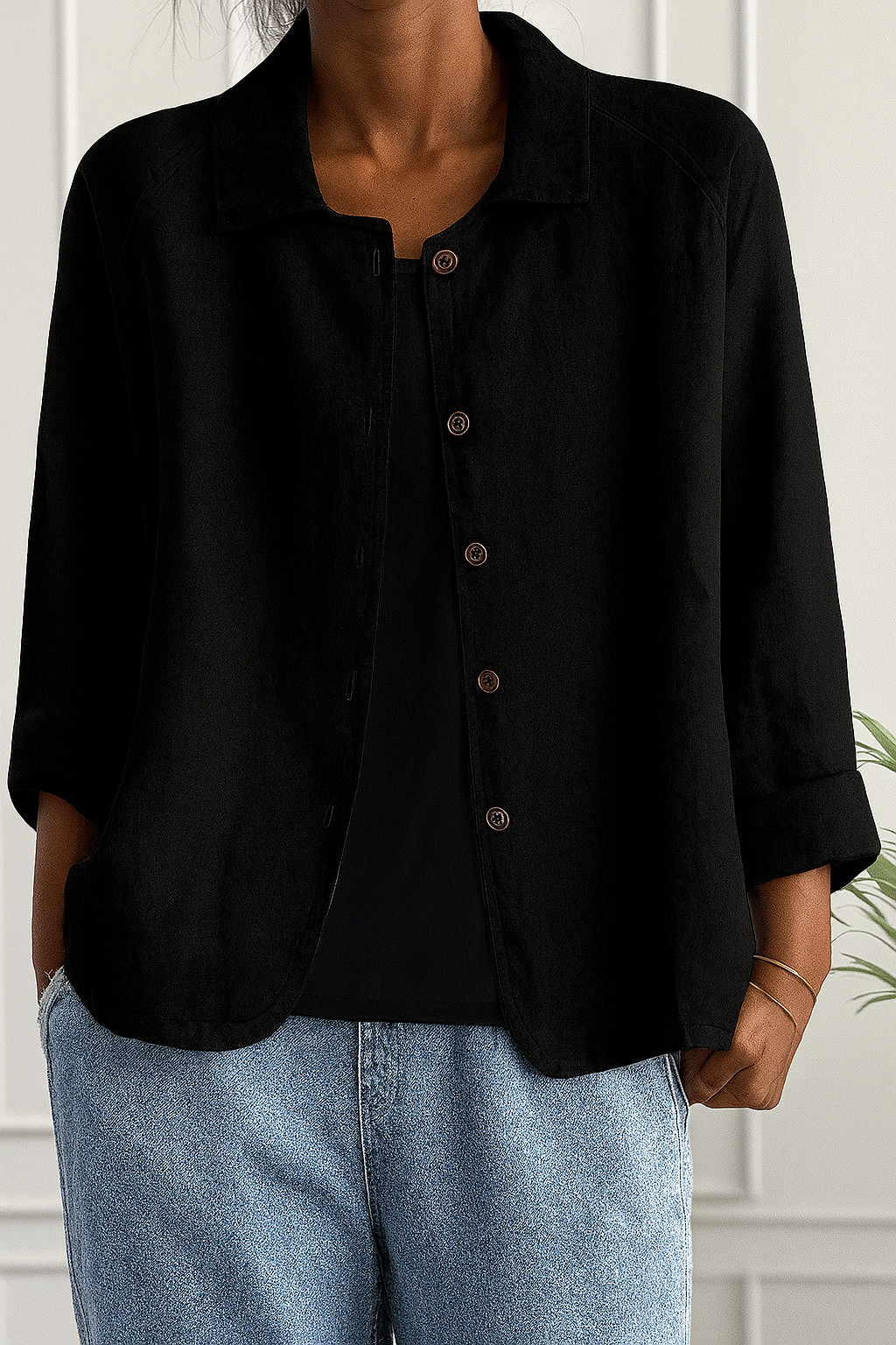 Louisa™ | Lightweight Button-Up Jacket