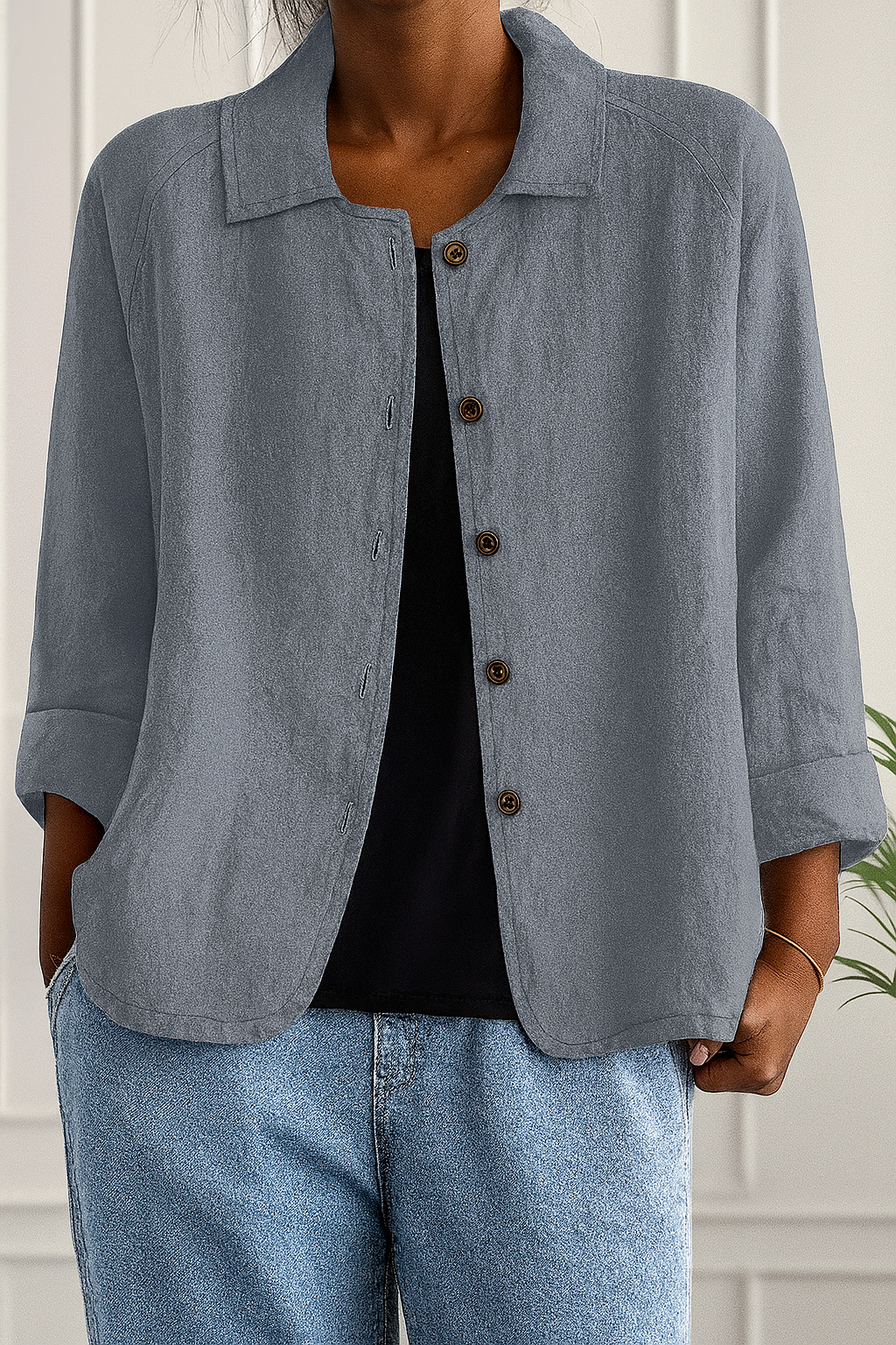Louisa™ | Lightweight Button-Up Jacket