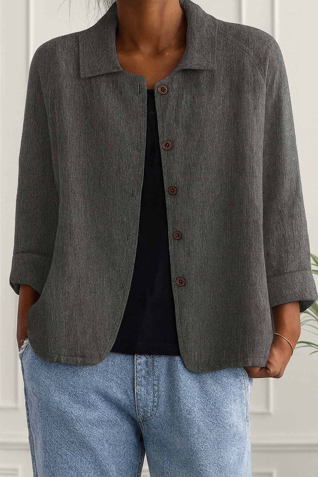 Louisa™ | Lightweight Button-Up Jacket