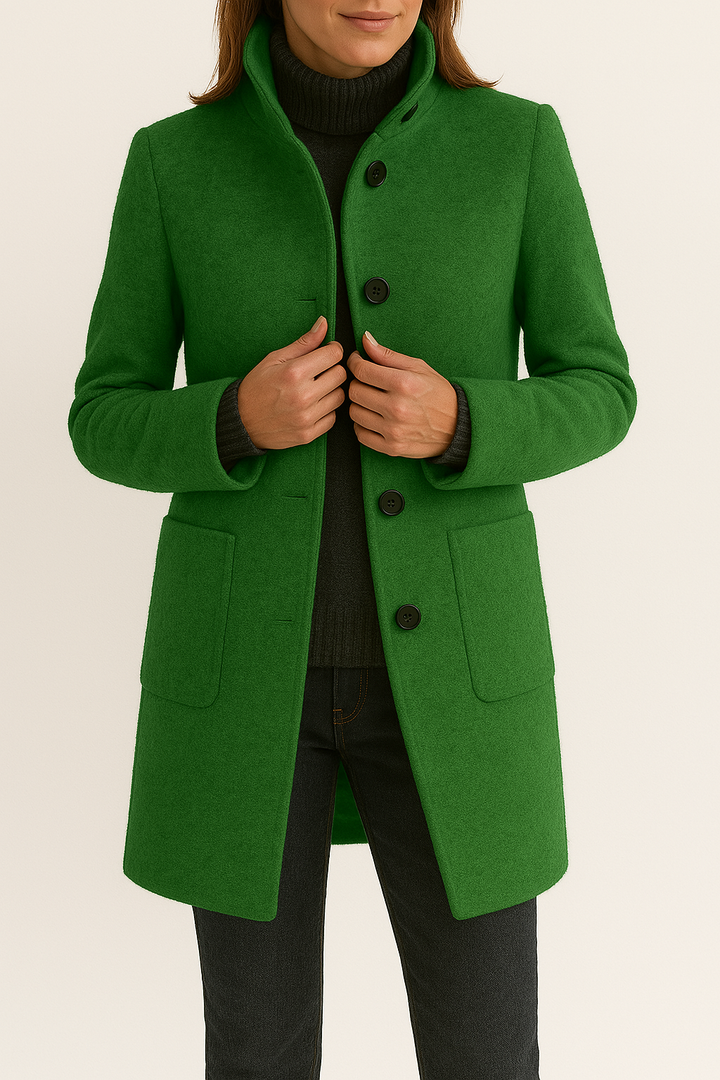 Christine™ | Classic Button-Up Coat