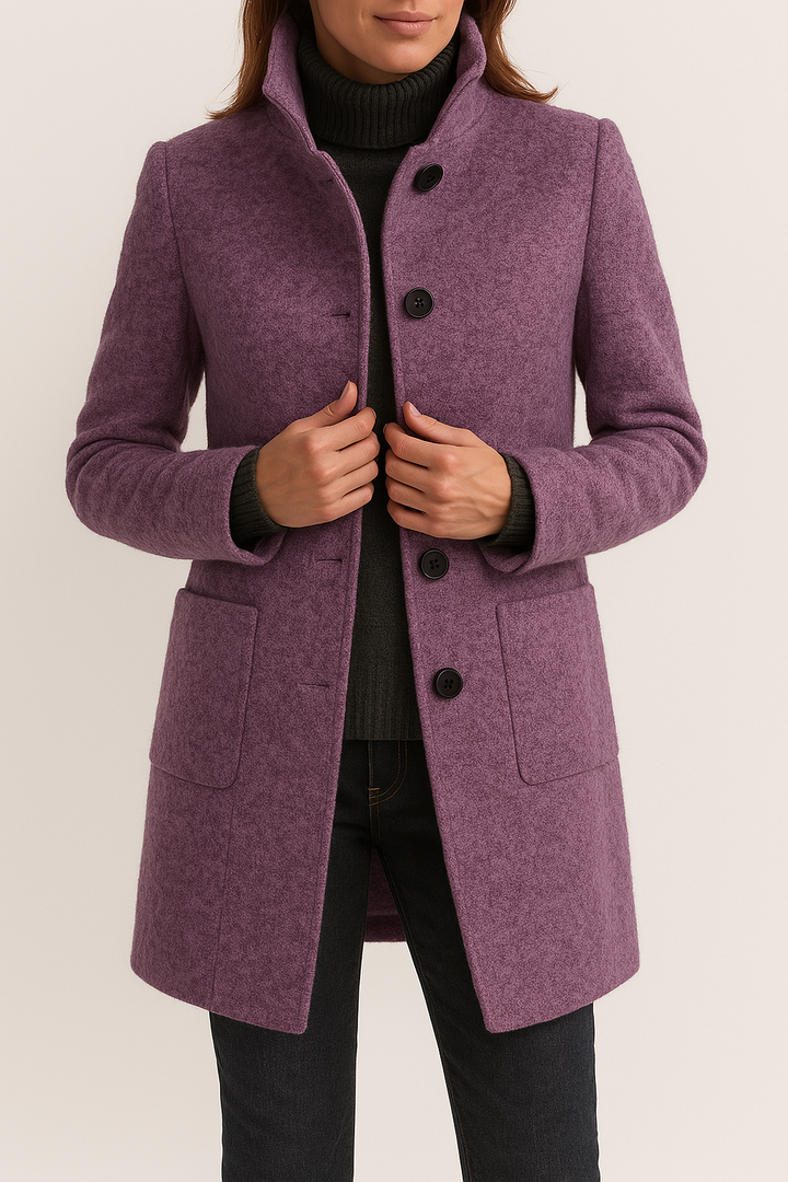 Christine™ | Classic Button-Up Coat