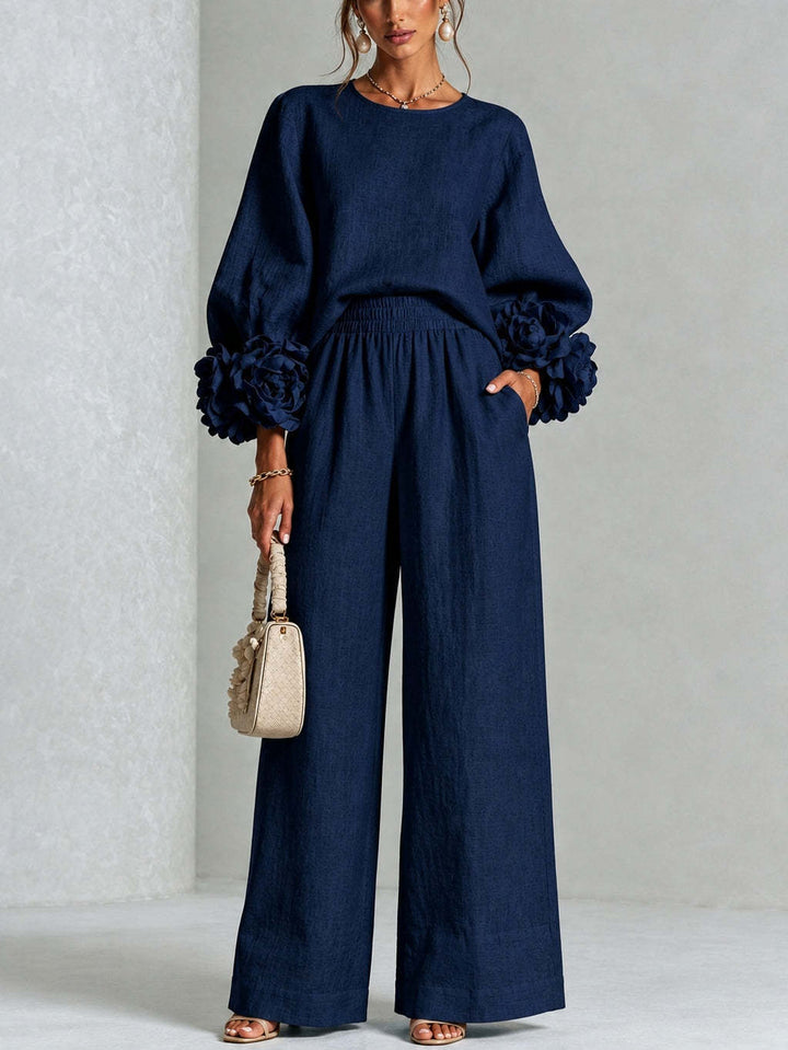 Louisa™ | Elegant Floral Two-Piece Set