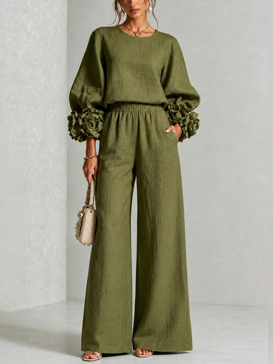Louisa™ | Elegant Floral Two-Piece Set