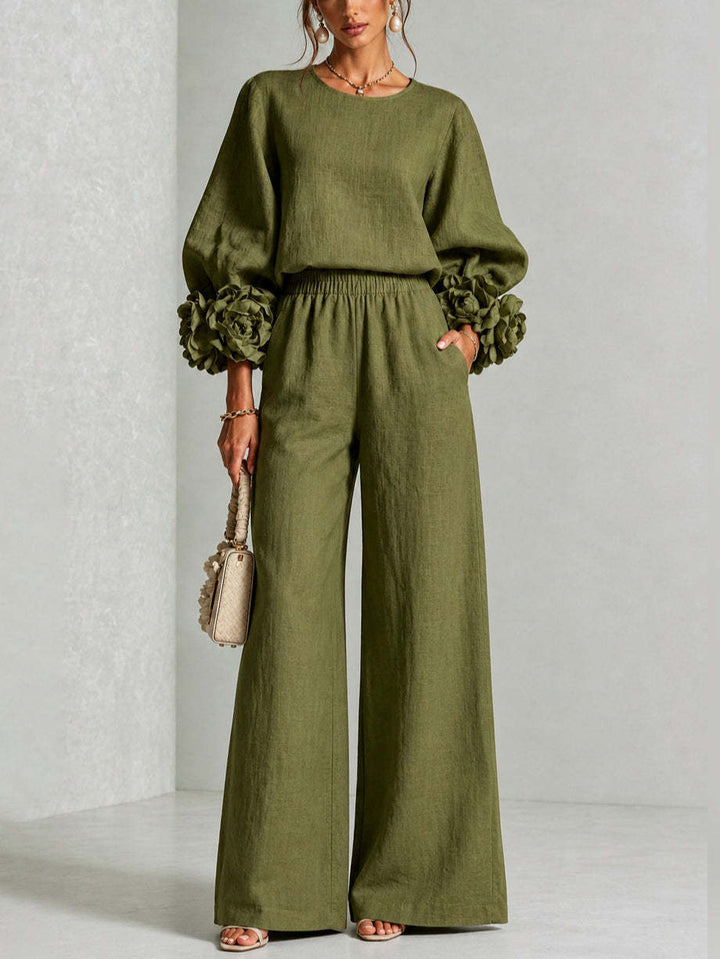 Louisa™ | Elegant Floral Two-Piece Set