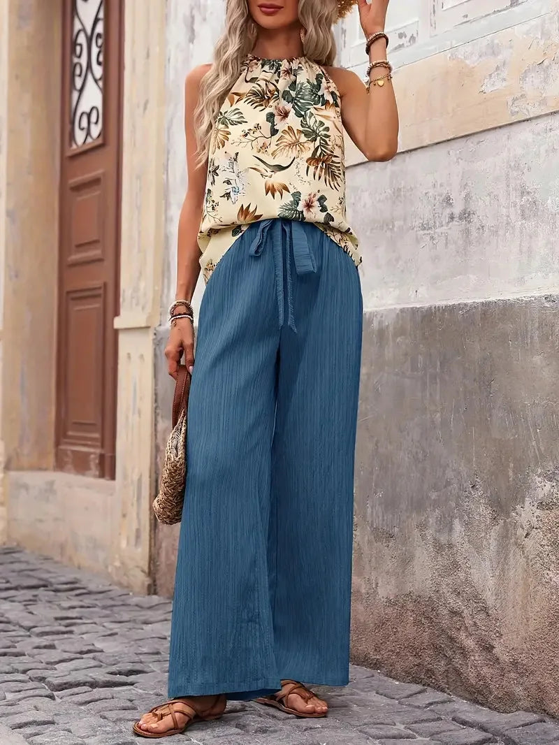 Antonette™| Elegant Sleeveless Two-Piece Set