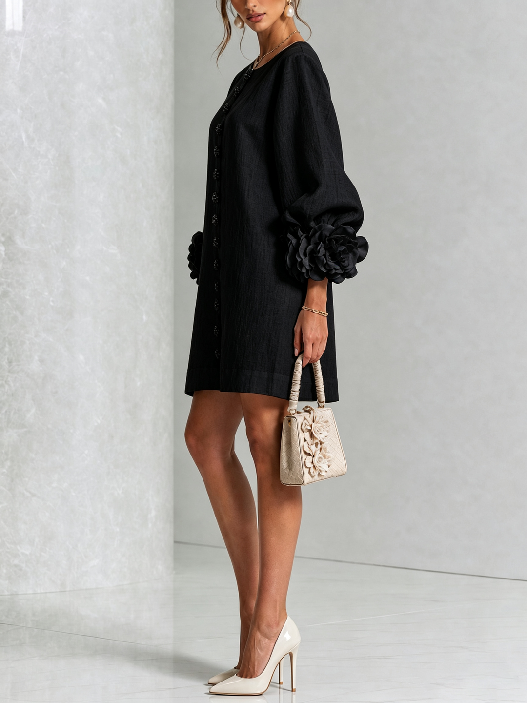 Catherine™ | Elegant Floral Mini Dress
