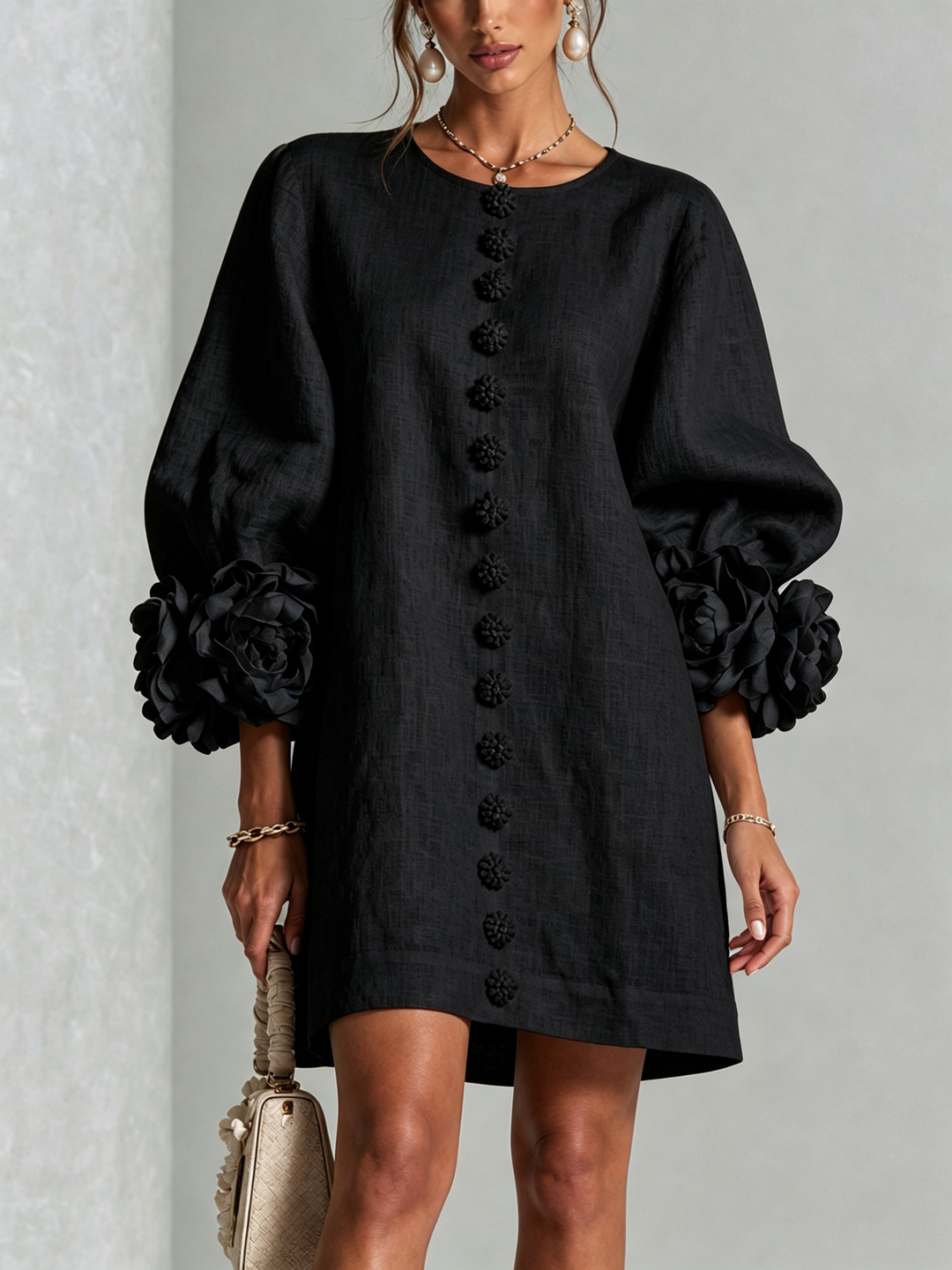 Catherine™ | Elegant Floral Mini Dress