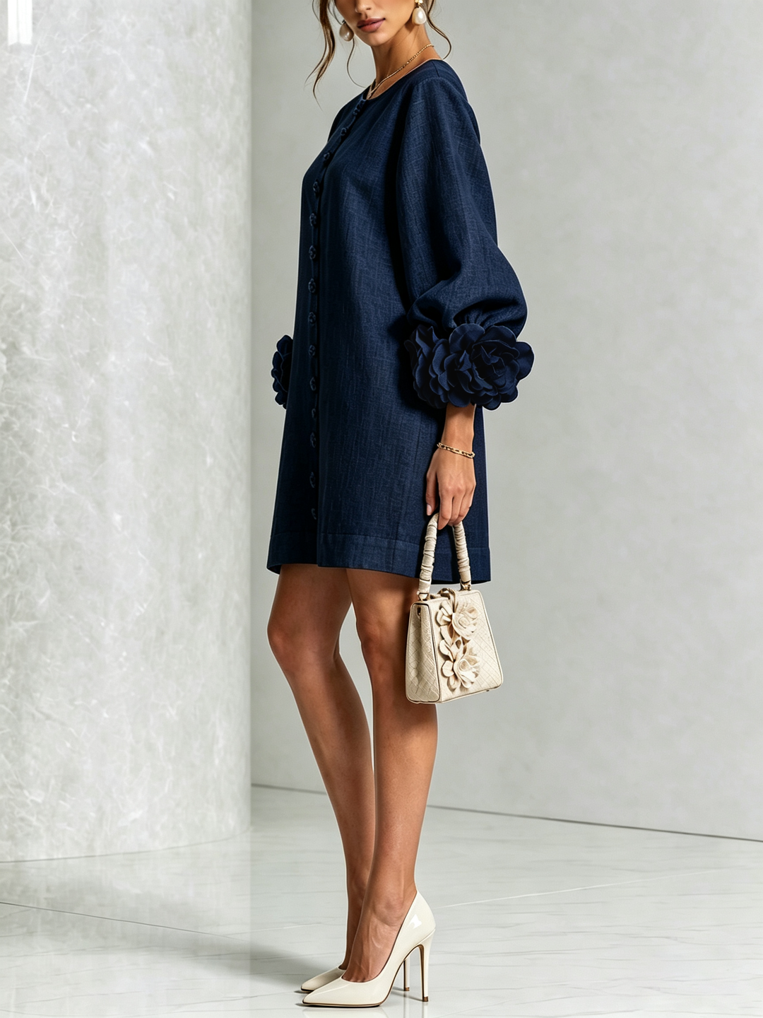 Catherine™ | Elegant Floral Mini Dress