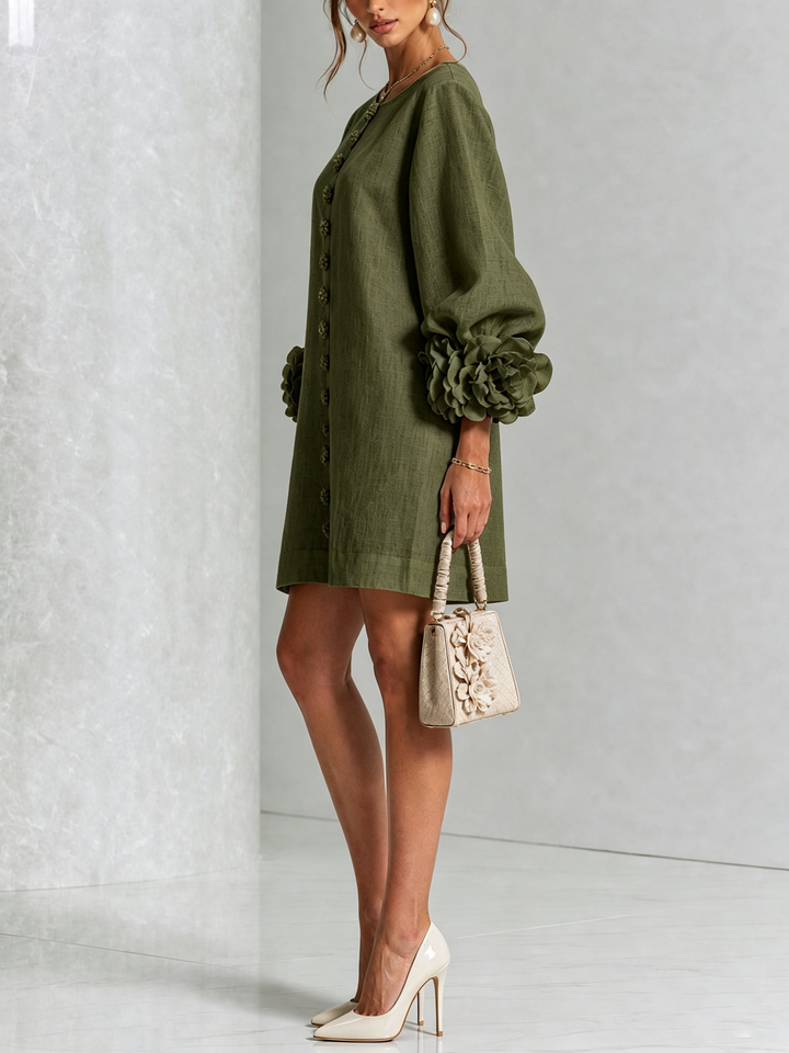 Catherine™ | Elegant Floral Mini Dress