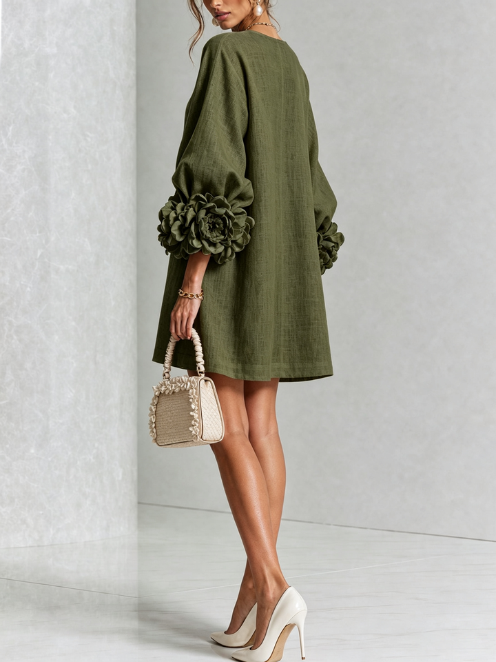 Catherine™ | Elegant Floral Mini Dress