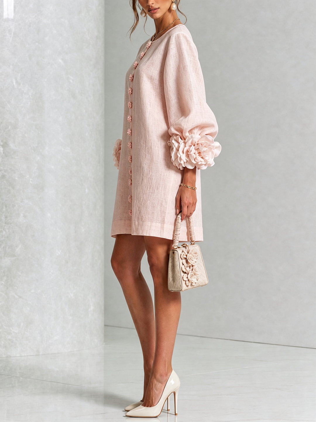 Catherine™ | Elegant Floral Mini Dress