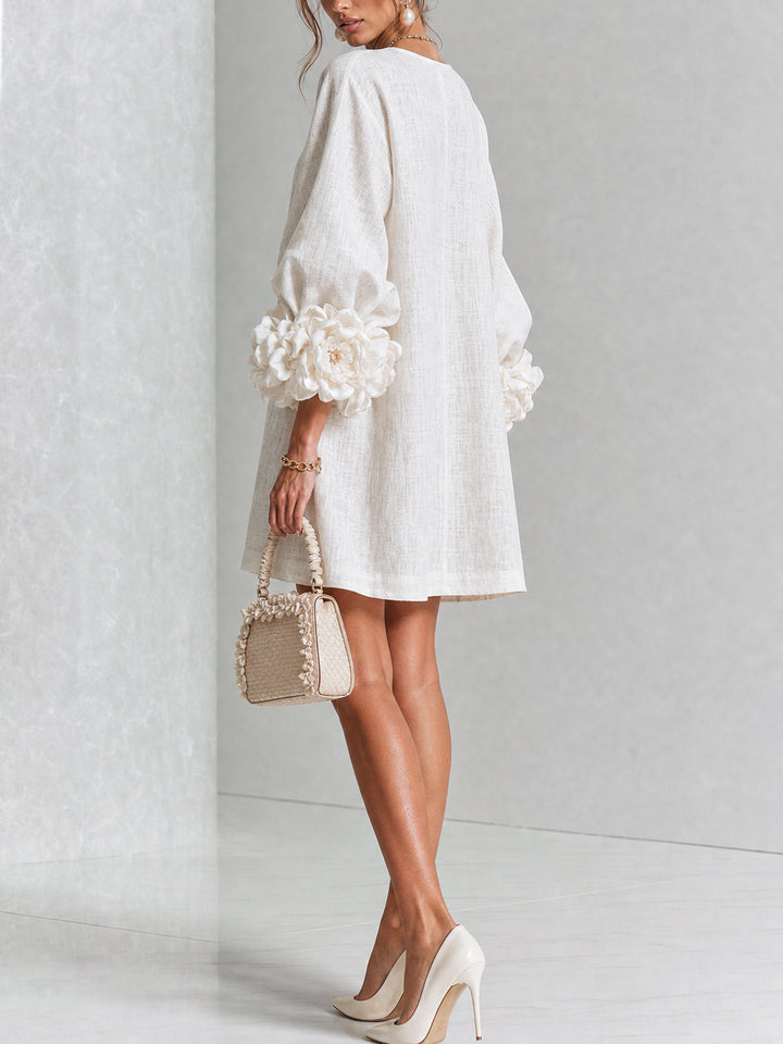 Catherine™ | Elegant Floral Mini Dress