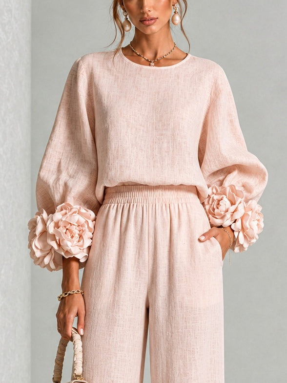 Louisa™ | Elegant Floral Two-Piece Set