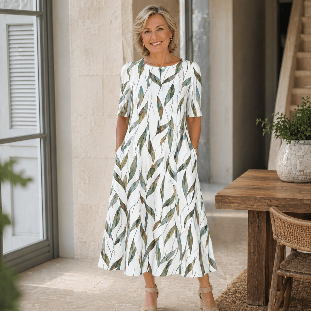 Eleanor™ | Elegant Midi Dress
