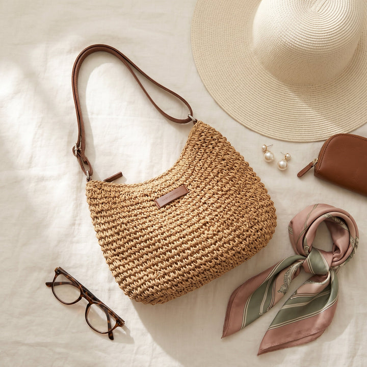 Rosie™ | Elegant Woven Shoulder Bag