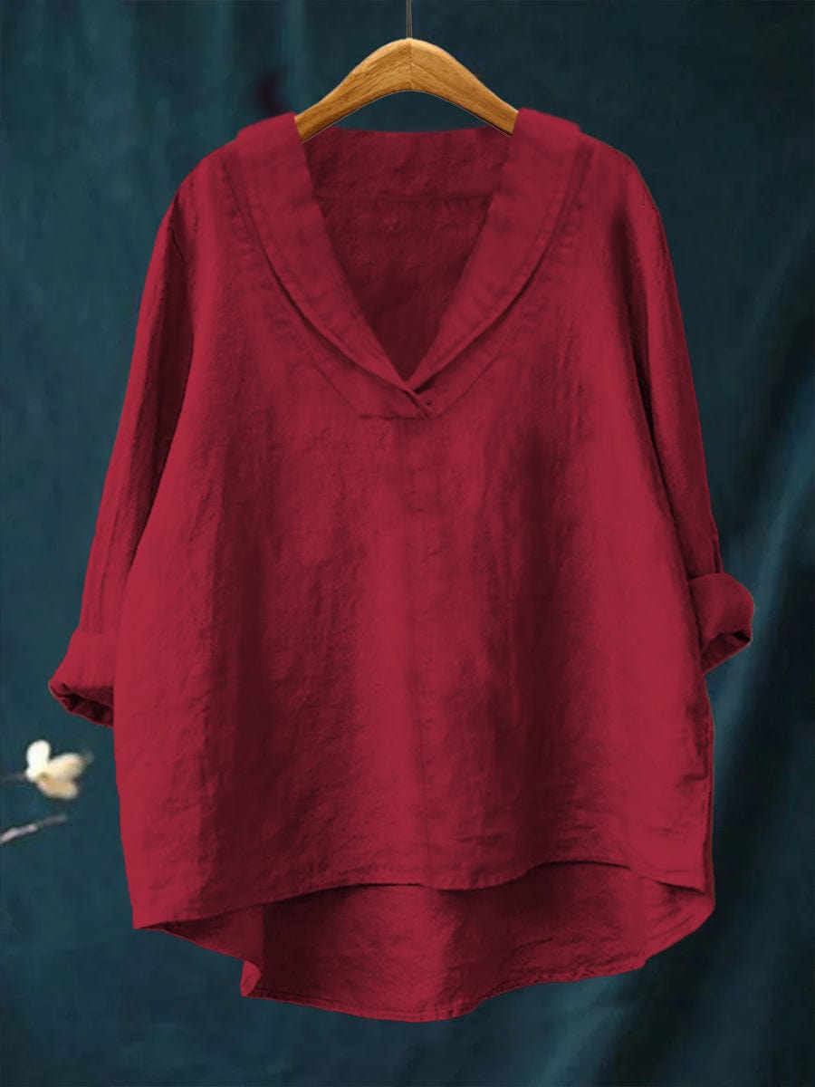 Elaine™ | Lightweight Linen Blouse