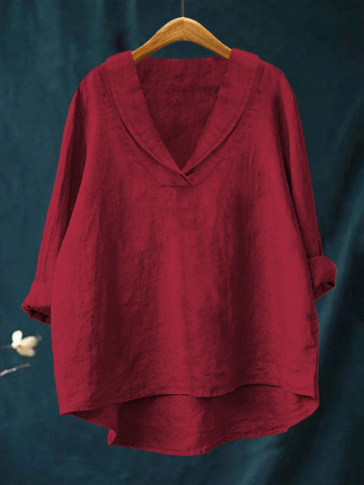 Elaine™ | Lightweight Linen Blouse