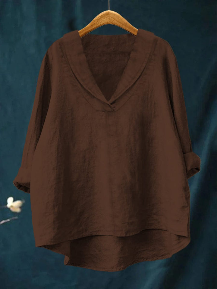 Elaine™ | Lightweight Linen Blouse